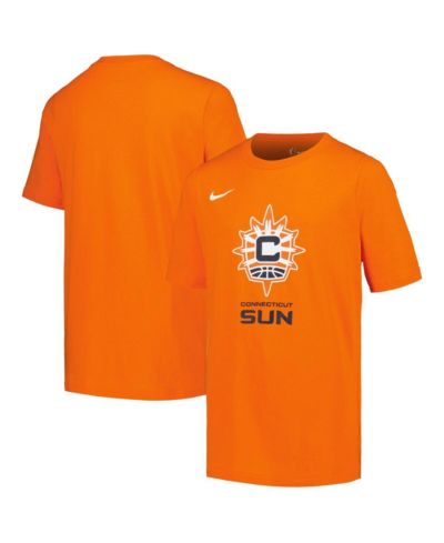 Детская футболка Nike Connecticut Sun Essential Logo, оранжевая
