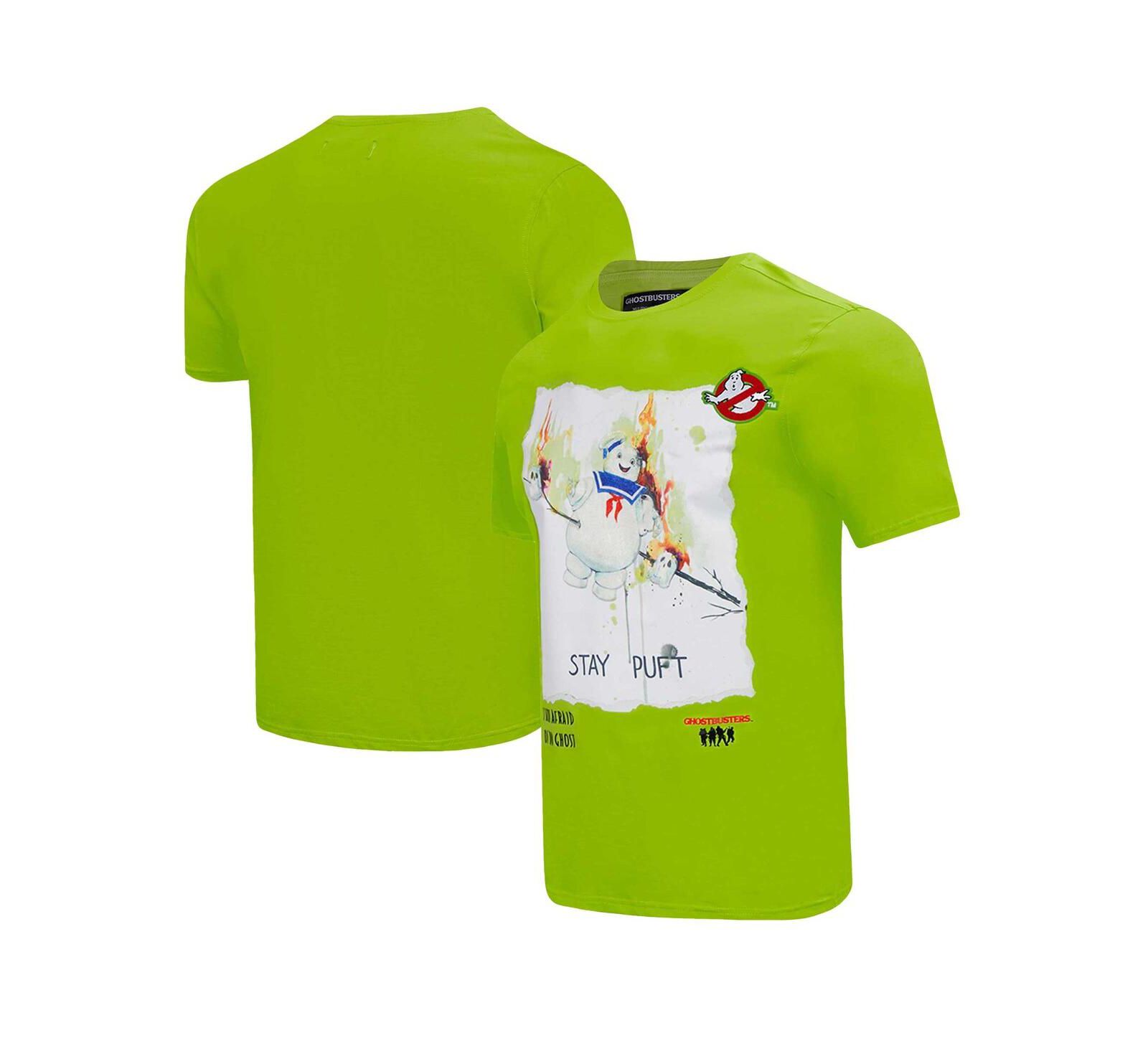 Freeze Max Men's and Women's Green Ghostbusters Marshmallow T-Shirt
