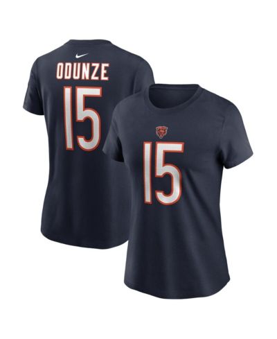 Женская футболка Nike Rome Odunze Navy Chicago Bears 2024 NFL Draft