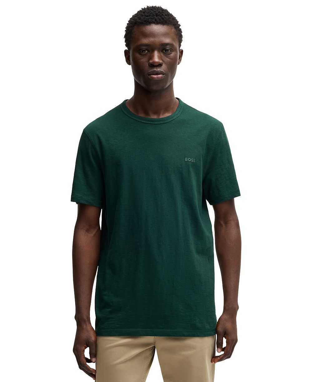 BOSS by Hugo Boss Men's Cotton-Jersey Regular-Fit T-Shirt
