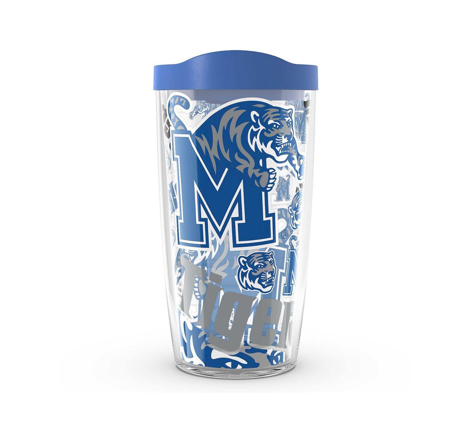 Стакан Tervis Tumbler Memphis Tigers 16oz. Allover Classic Tumbler