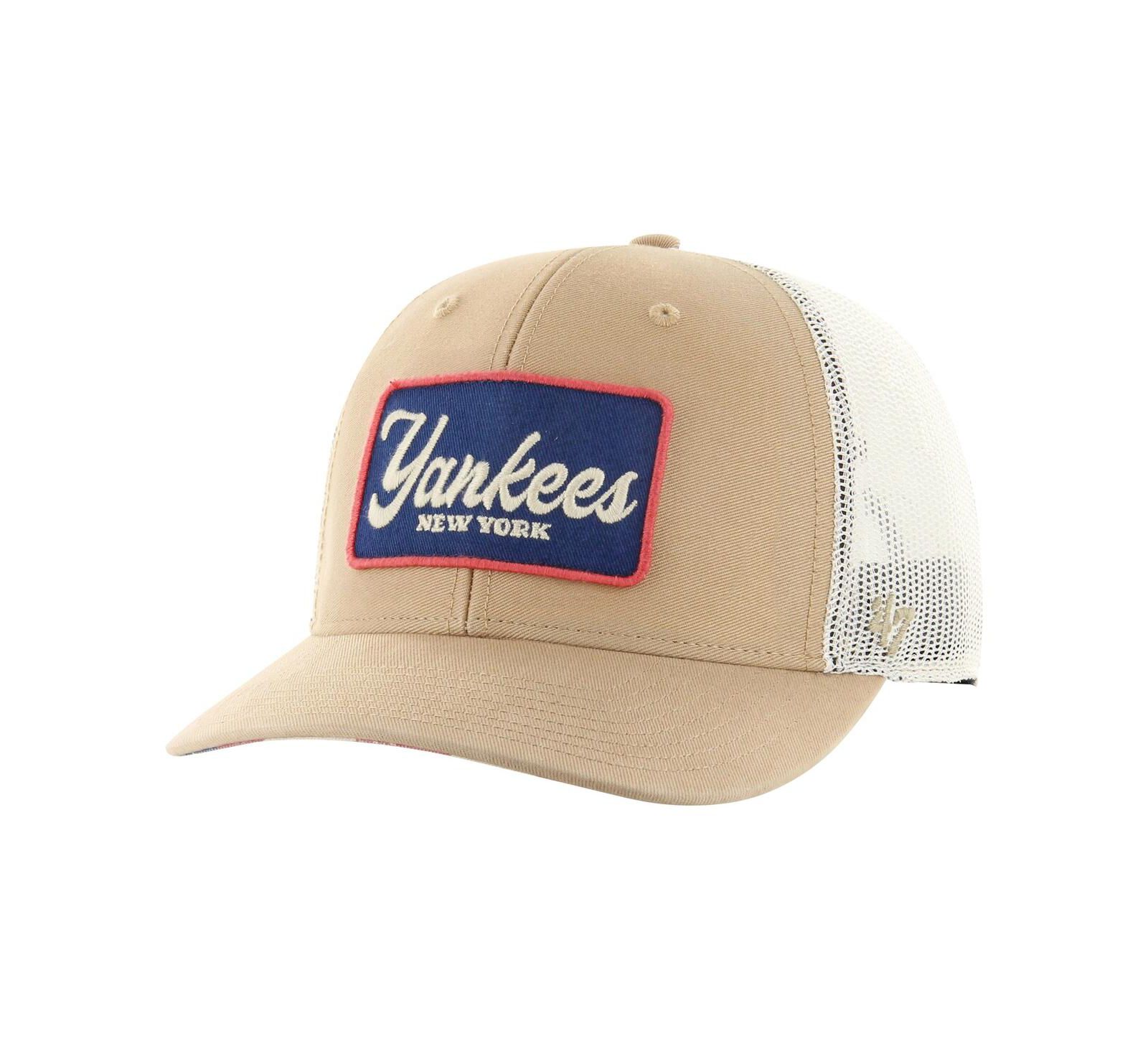 '47 Brand Men's Khaki New York Yankees Glory Daze Trucker Adjustable Hat