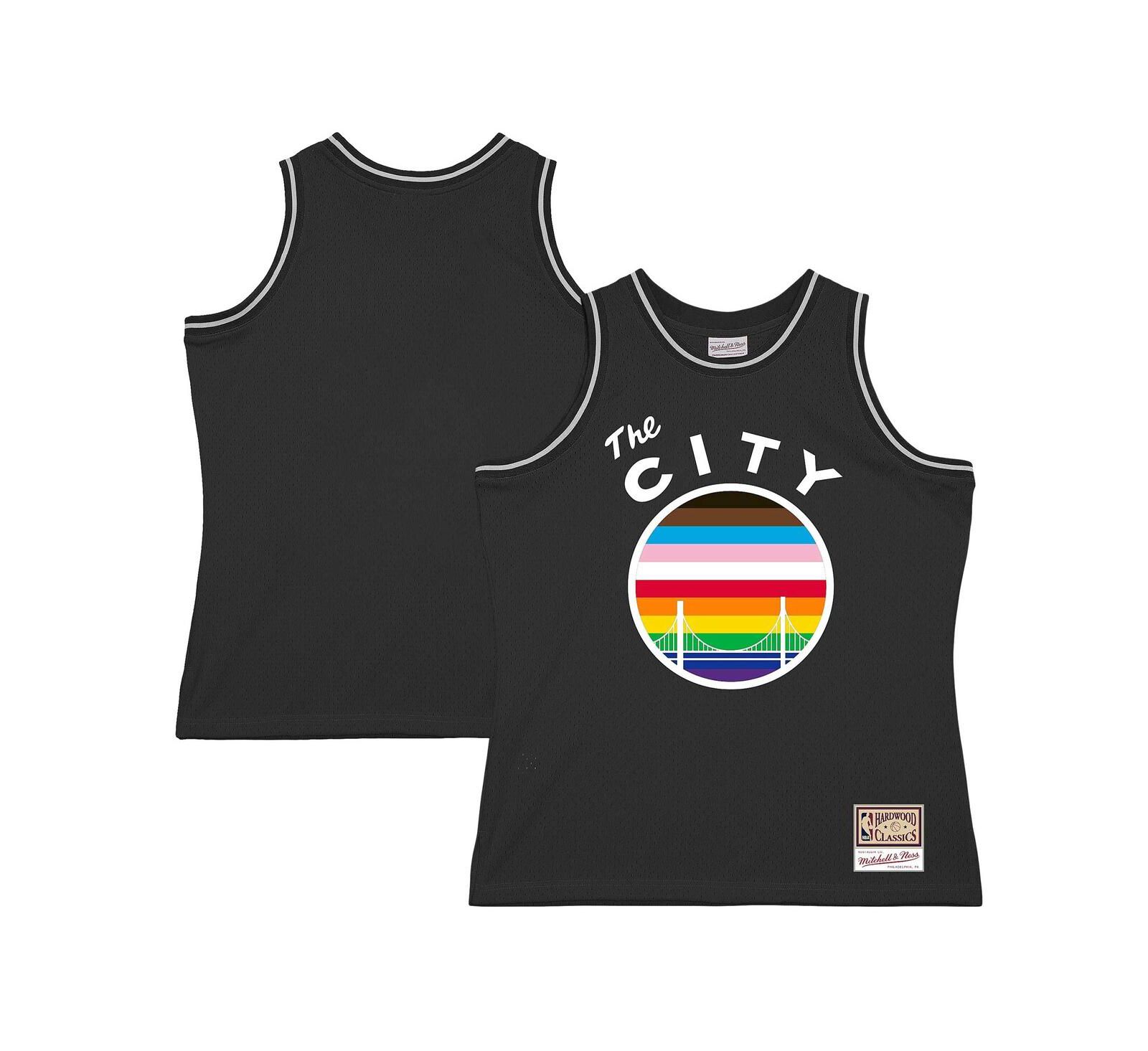 Mitchell & Ness мужская джерси Golden State Warriors Hardwood Classic Pride черная