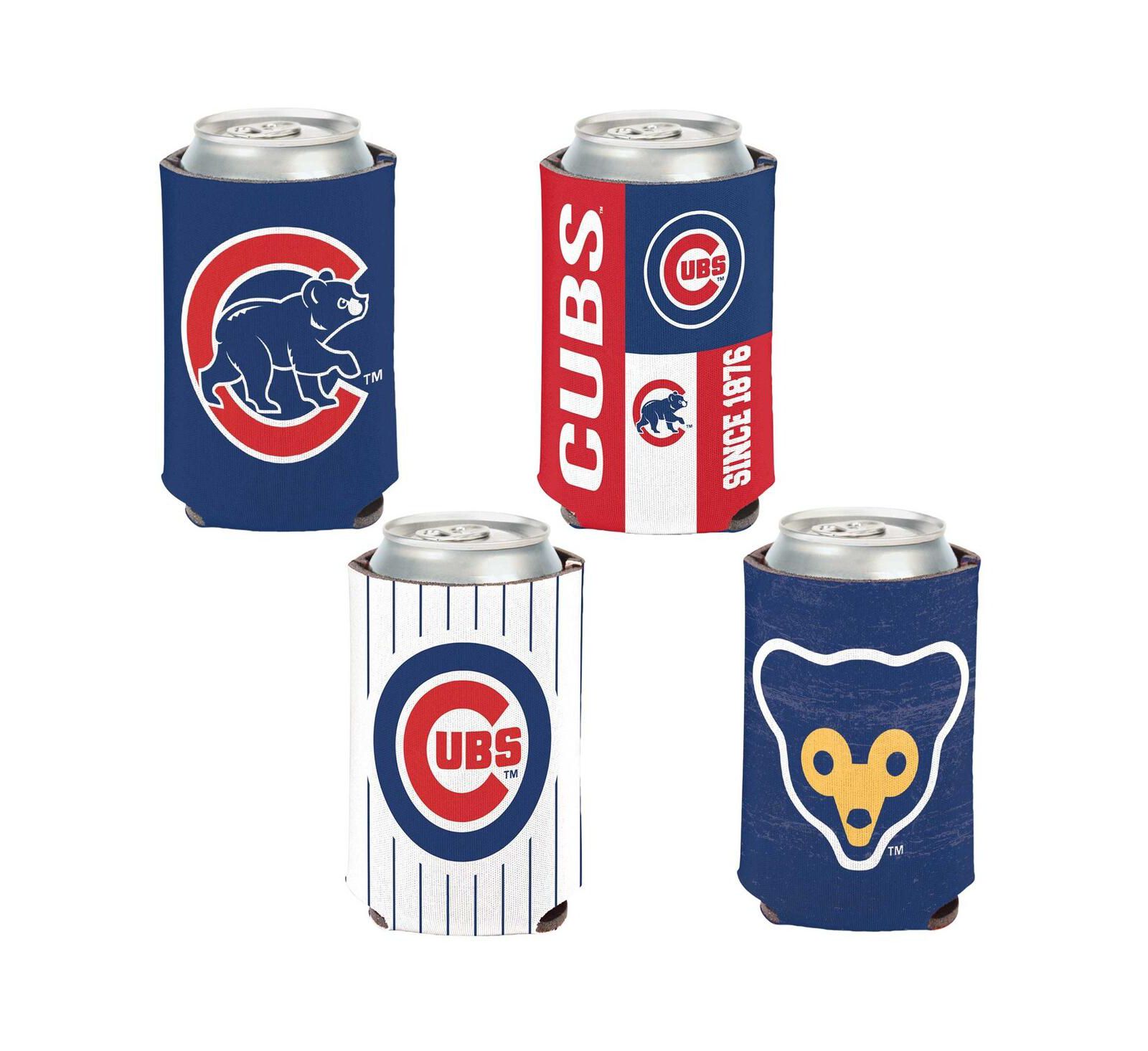 Wincraft Chicago Cubs 4-Pack 12oz. Can Cooler Set