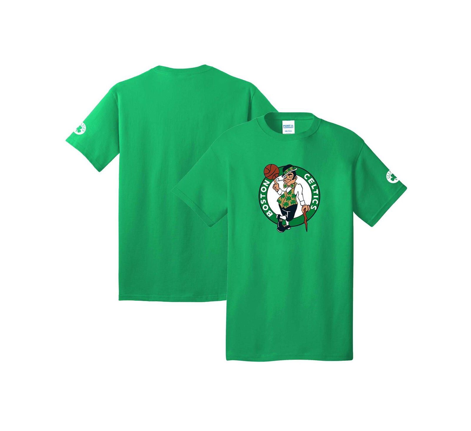 Мужская и женская футболка FISLL Kelly Green Boston Celtics Lucky T-Shirt