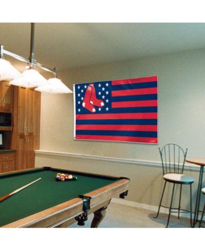 Флаг Wincraft Boston Red Sox Deluxe Stars Stripes 3' x 5'