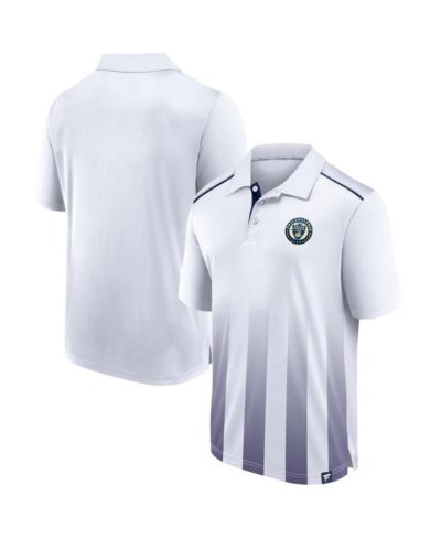 Fanatics Мужское поло с градиентом Philadelphia Union Line Up, белое