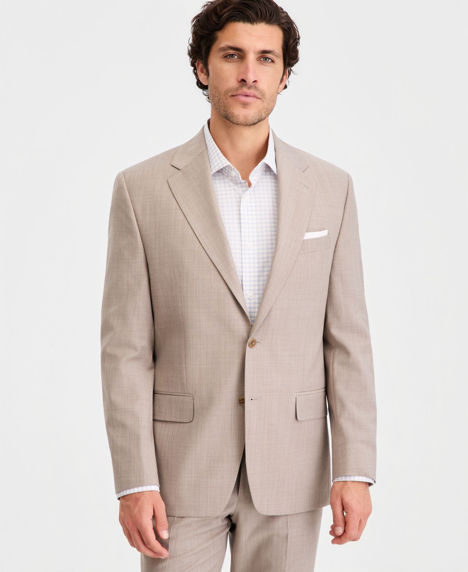 Michael Kors Men's Classic Fit Wool Blend Suit Separates Jacket