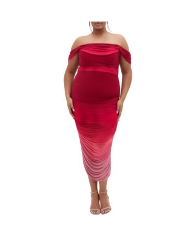 CITY CHIC Women's Alyssa Print Maxi Dress