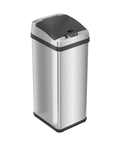 Кухонная корзина iTouchless Platinum Edition из нержавеющей стали на 50 литров / 13 Gallon с фильтром AbsorbX