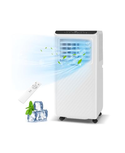 8000 BTU Portable Air Conditioner 3 in 1 Floor AC Unit with Fan and Dehumidifier-White