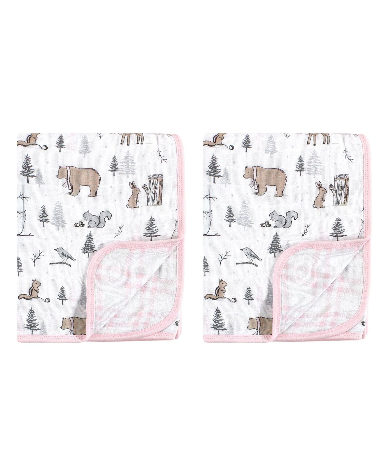 Детский плед Hudson Baby Muslin Tranquility 2Pc