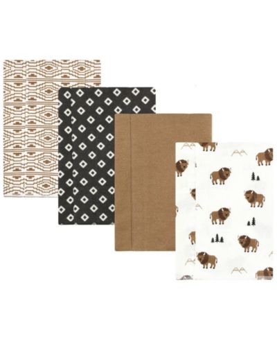 Детские Пеленки Hudson Baby Unisex Multi-Pack Cotton-Polyester Flannel