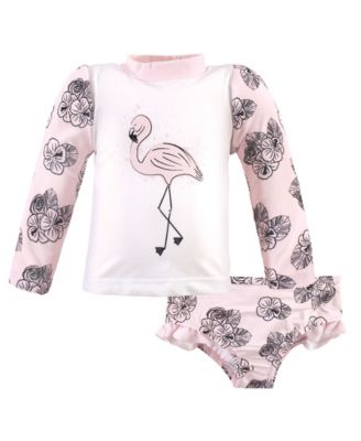 Floral flamingo