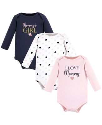 Girl mommy pink navy 3-pack