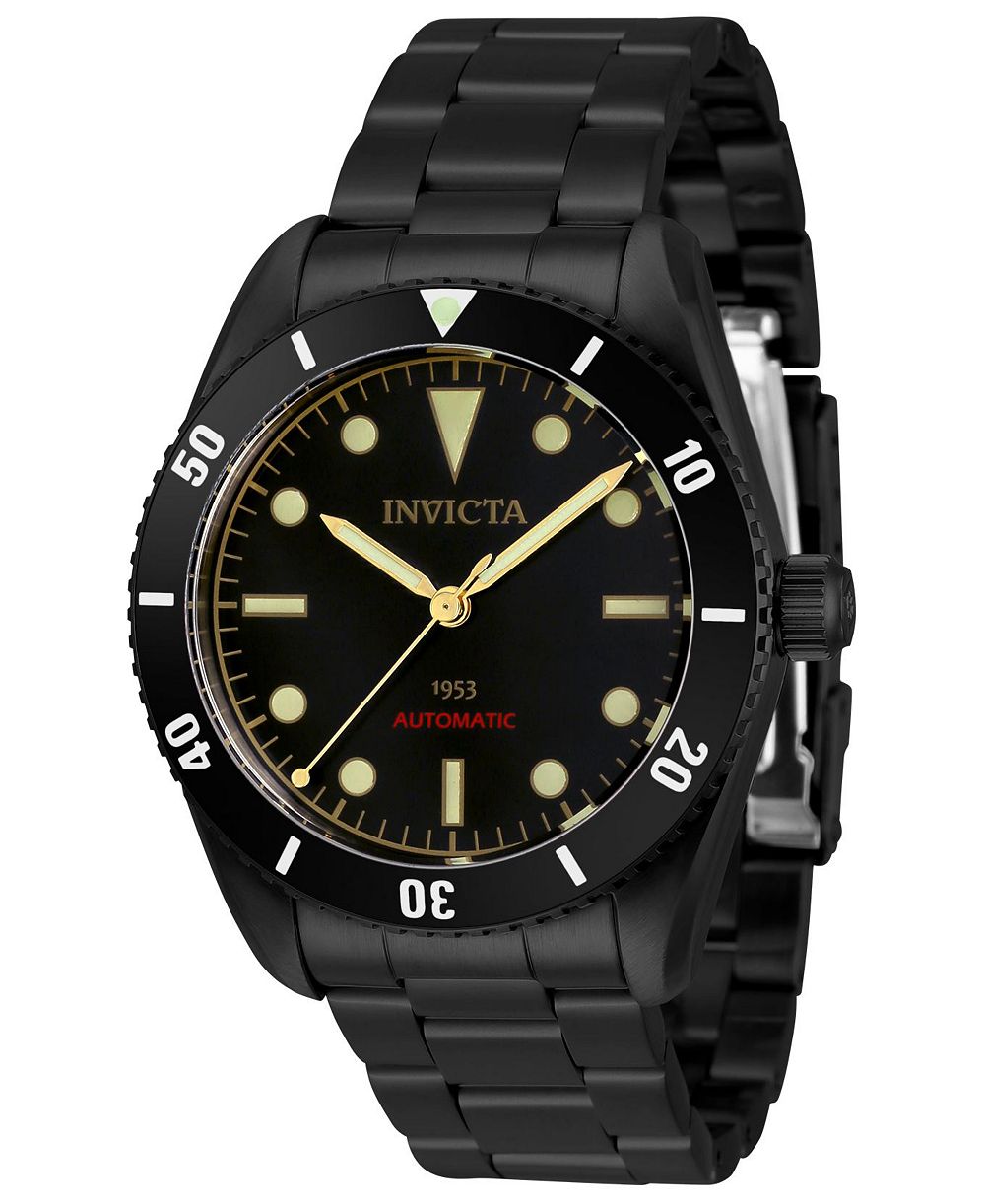 Invicta Men's 34337 Pro Diver Automatic 3 Hand Stainless Steel Bracelet Watch