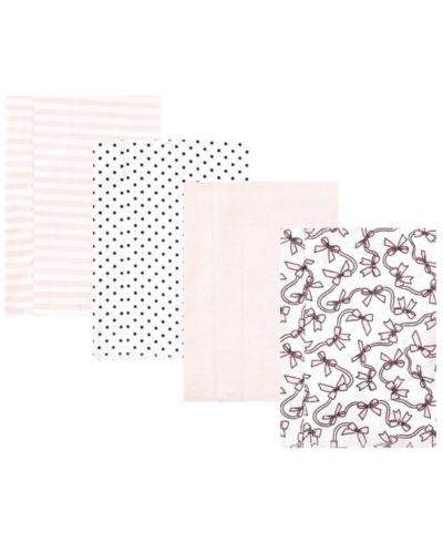 Pink bows 4 pack