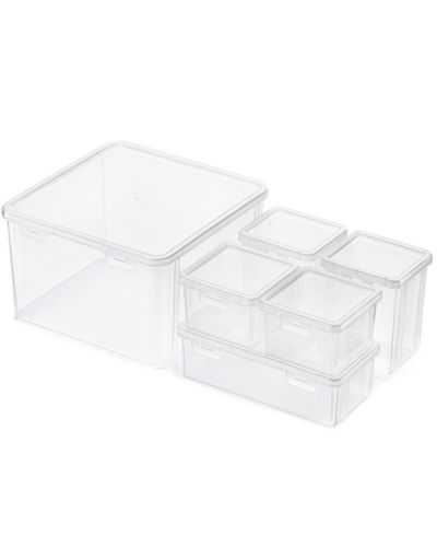 Sorbus 6-Piece Hardware Storage Container Set