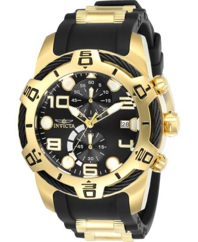 Invicta Men's 24218 Bolt Quartz Multifunction Black Dial Watch