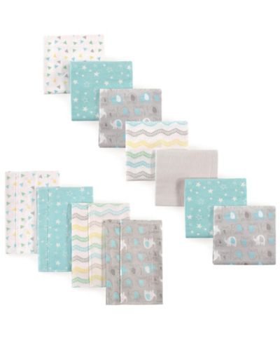 Салфетки для срыгивания и пеленки Luvable Friends Cotton Flannel, 11 шт