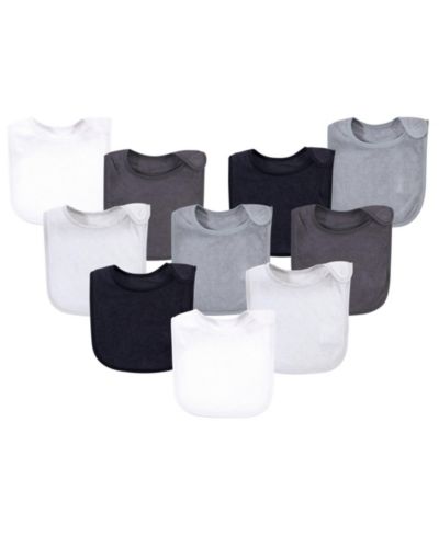 Детские слюнявчики Hudson Baby Unisex Plush Bamboo Rayon Terry Drool Catchers