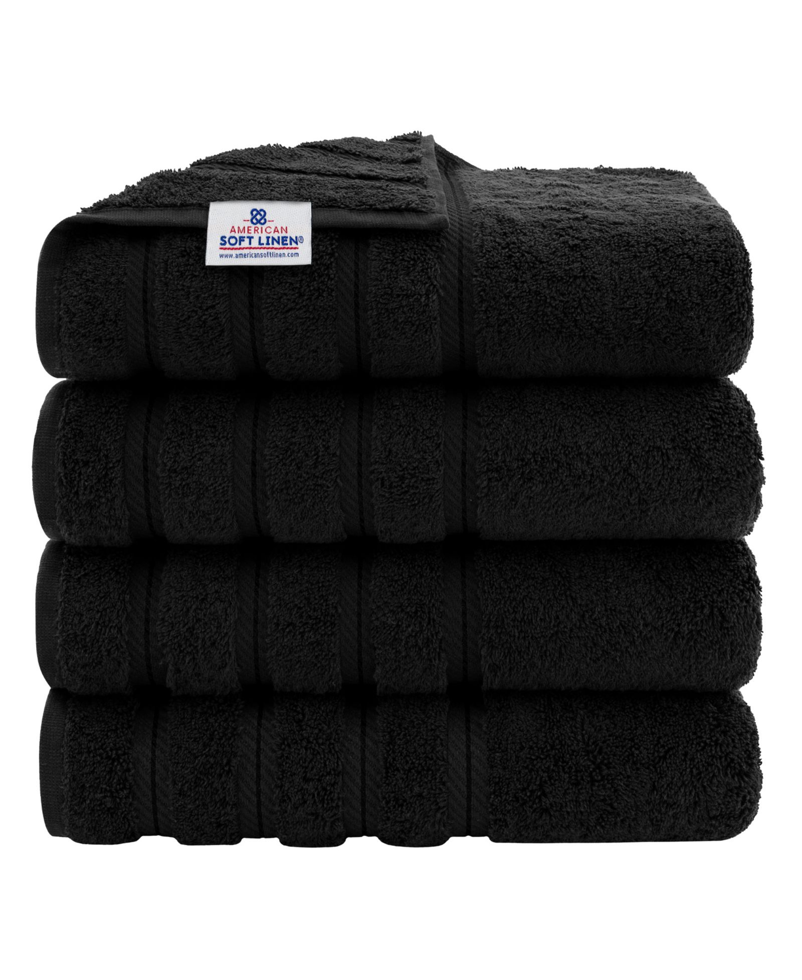 Набор банных полотенец American Soft Linen Edison Luxury, 100% турецкий хлопок, 4 предмета