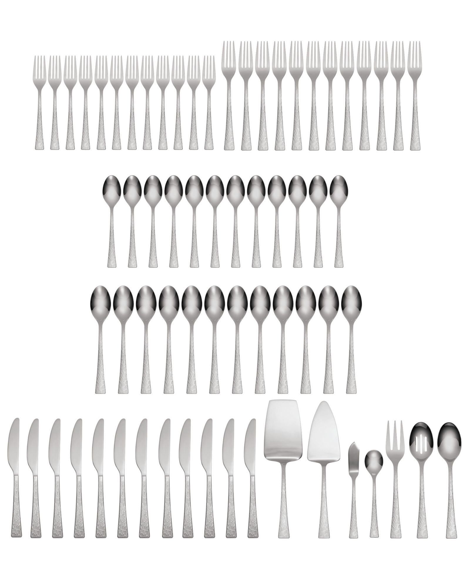 Набор столовых приборов Cambridge Silversmiths Stainless Steel Ashlyn Mirror, 67-Pc.