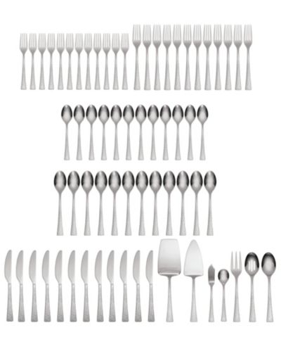 Набор столовых приборов Cambridge Silversmiths Stainless Steel Ashlyn Mirror, 67-Pc.