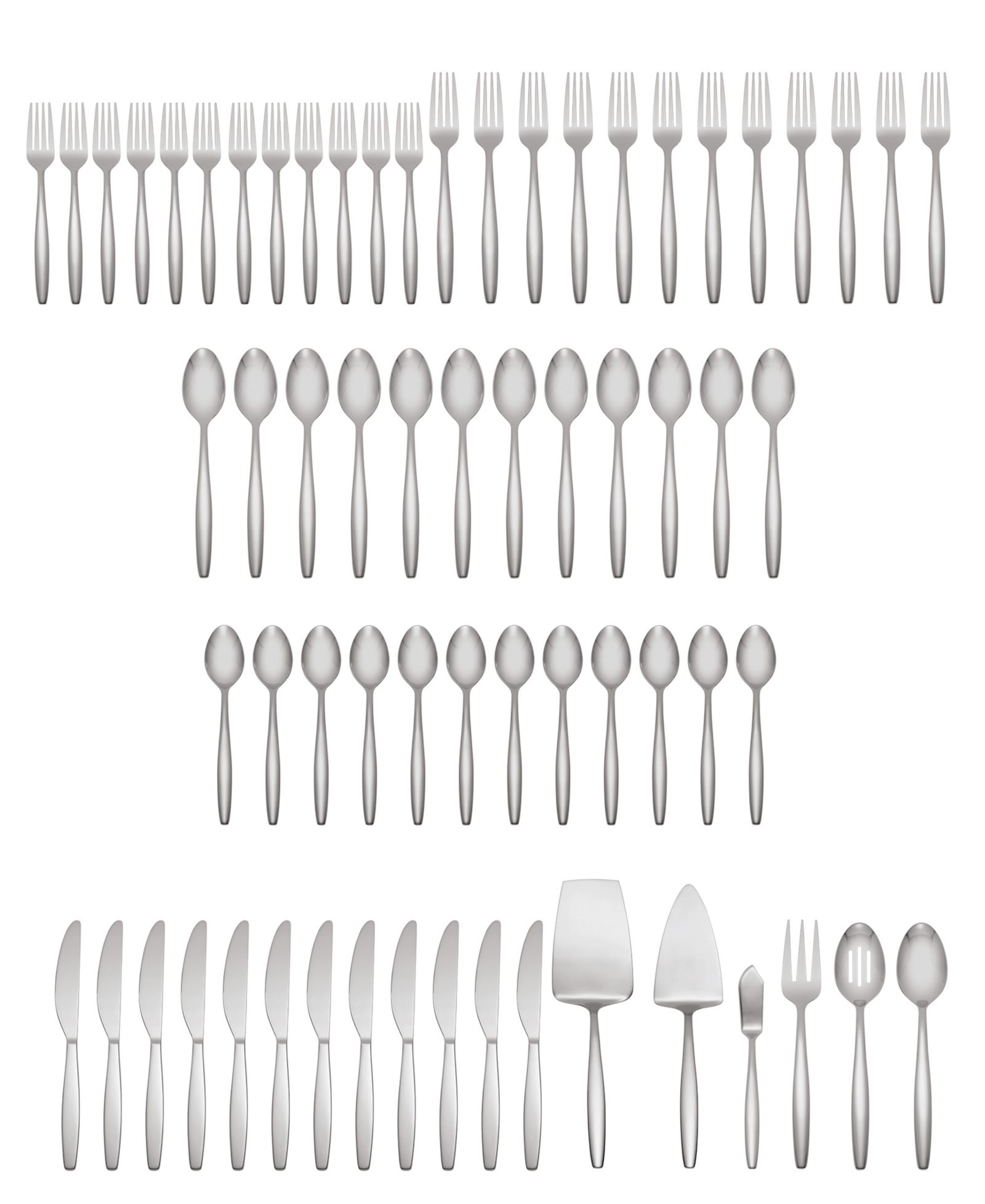 Cambridge Silversmiths Stainless Steel Holton Mirror 67-Pc. Flatware Set, Service for 12