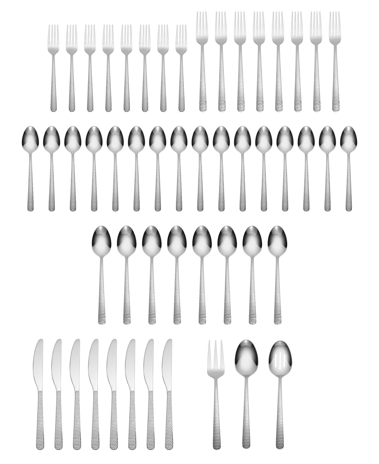 Столовый набор Cambridge Silversmiths Stainless Steel Sander Mirror 51-Pc. на 8 персон