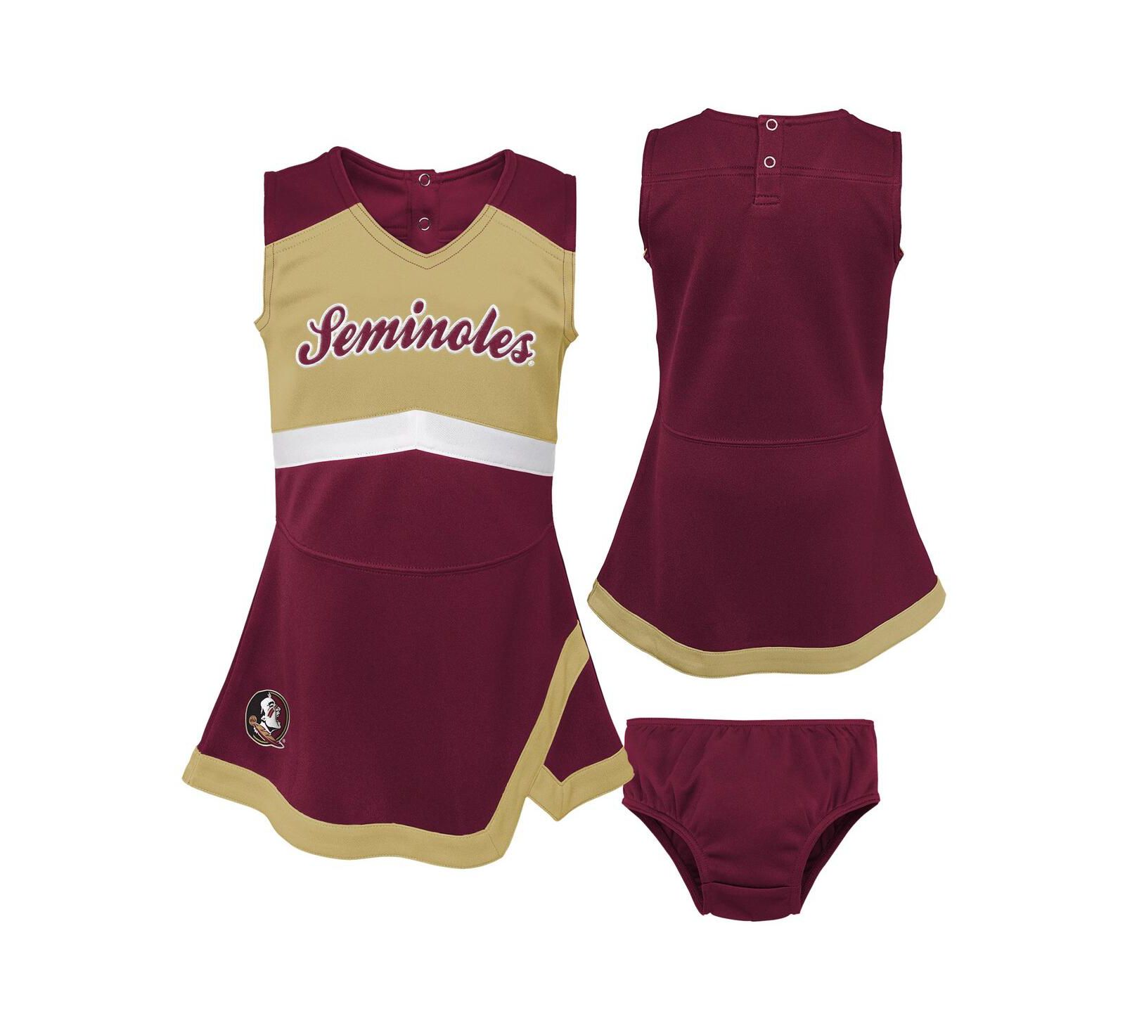 Outerstuff Детский комплект из 2 предметов Garnet Florida State Seminoles Cheer Captain Dress Bloomers