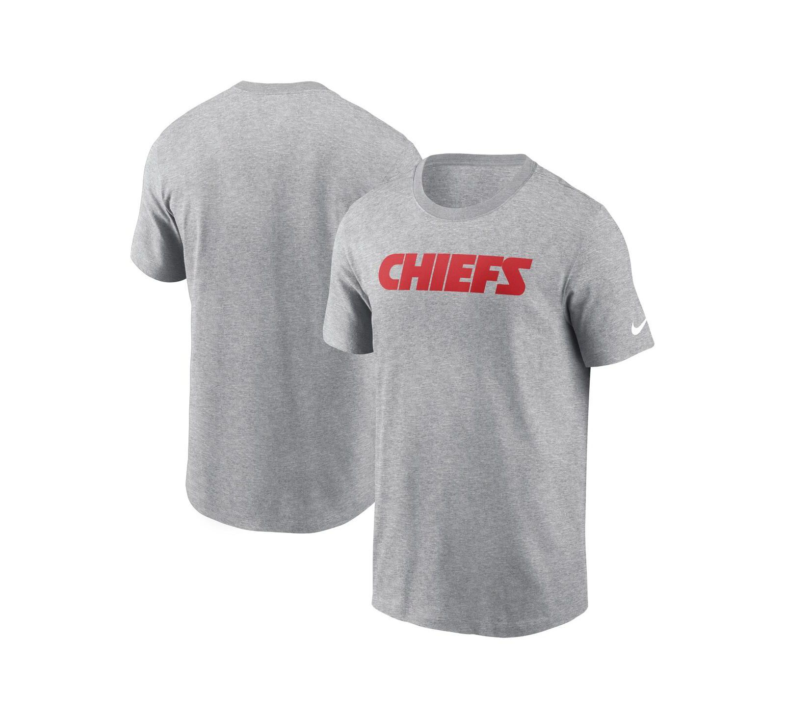 Nike Мужская футболка Kansas City Chiefs Essential Heather Gray