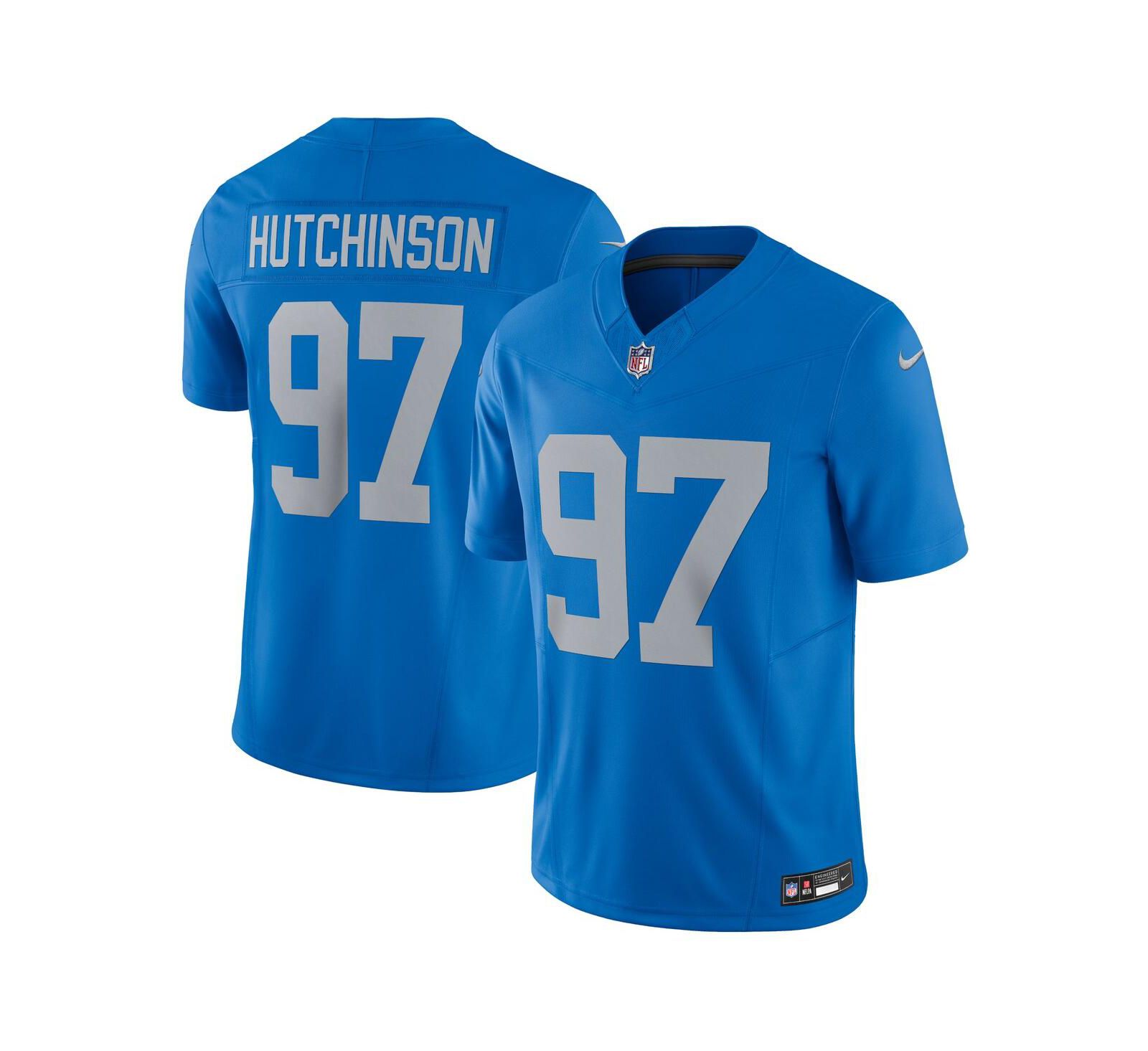 Мужская джерси Nike Aidan Hutchinson Detroit Lions Vapor F.U.S.E. Alternate Limited