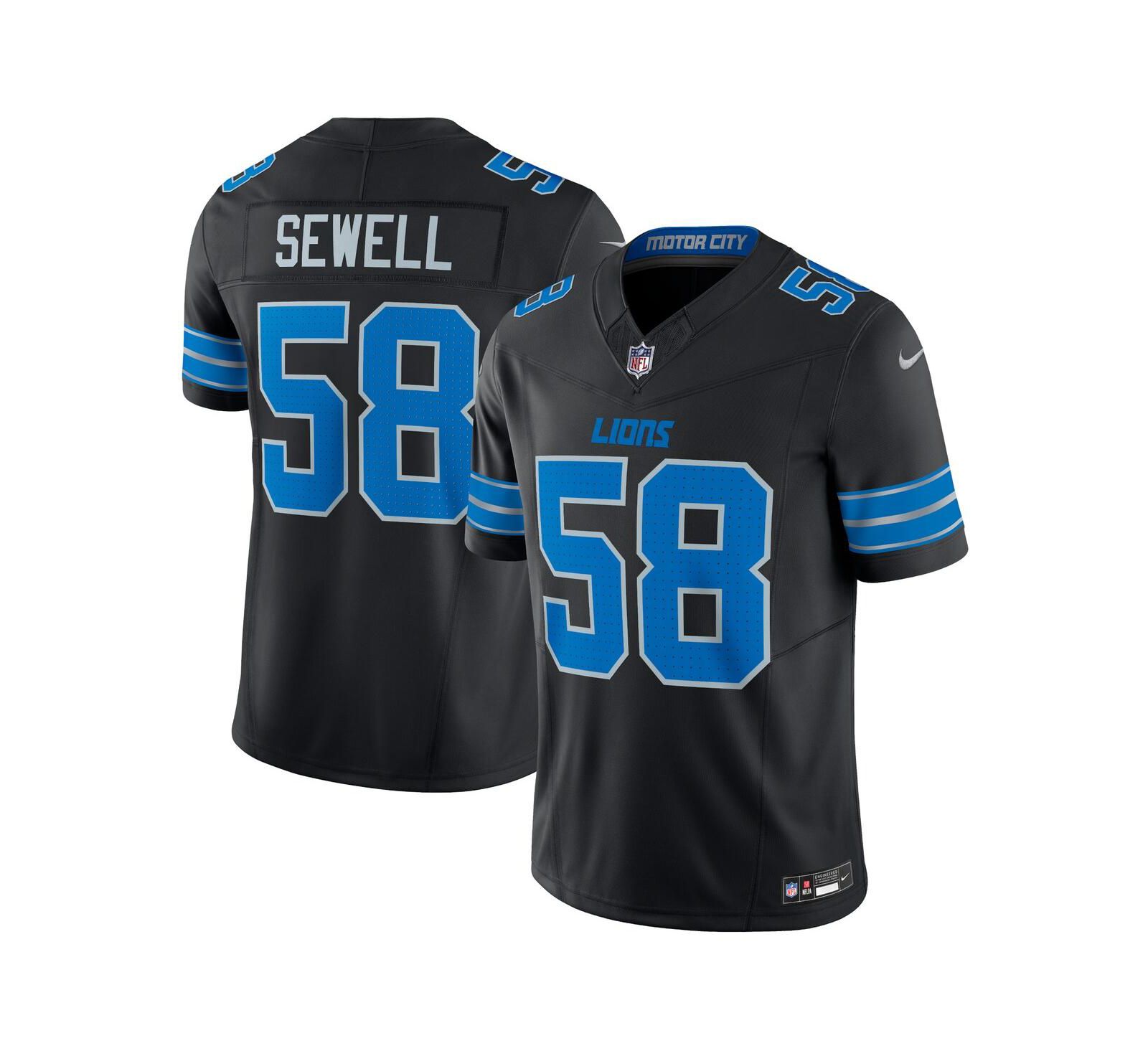 Nike Men's Penei Sewell Detroit Lions Vapor F.U.S.E. Alternate Limited Jersey