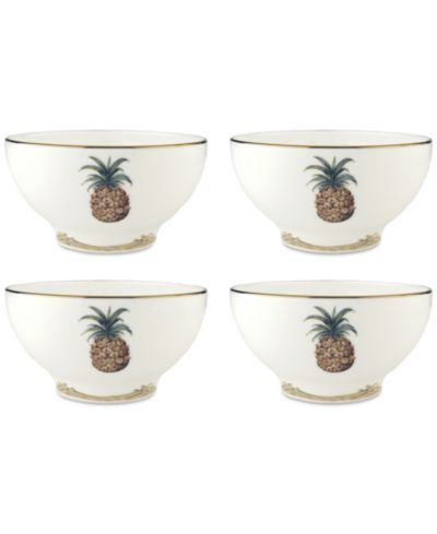 Набор рисовых чаш Lenox British Colonial Bamboo, 4 шт.
