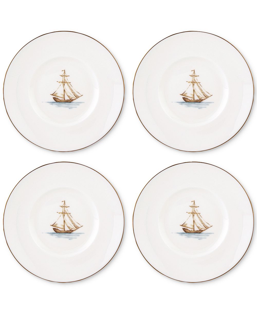 Десертные тарелки Lenox British Colonial Tradewind, набор из 4 шт.