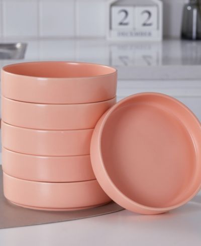 Stone Lain Stella Porcelain Pasta Bowls, Set of 6