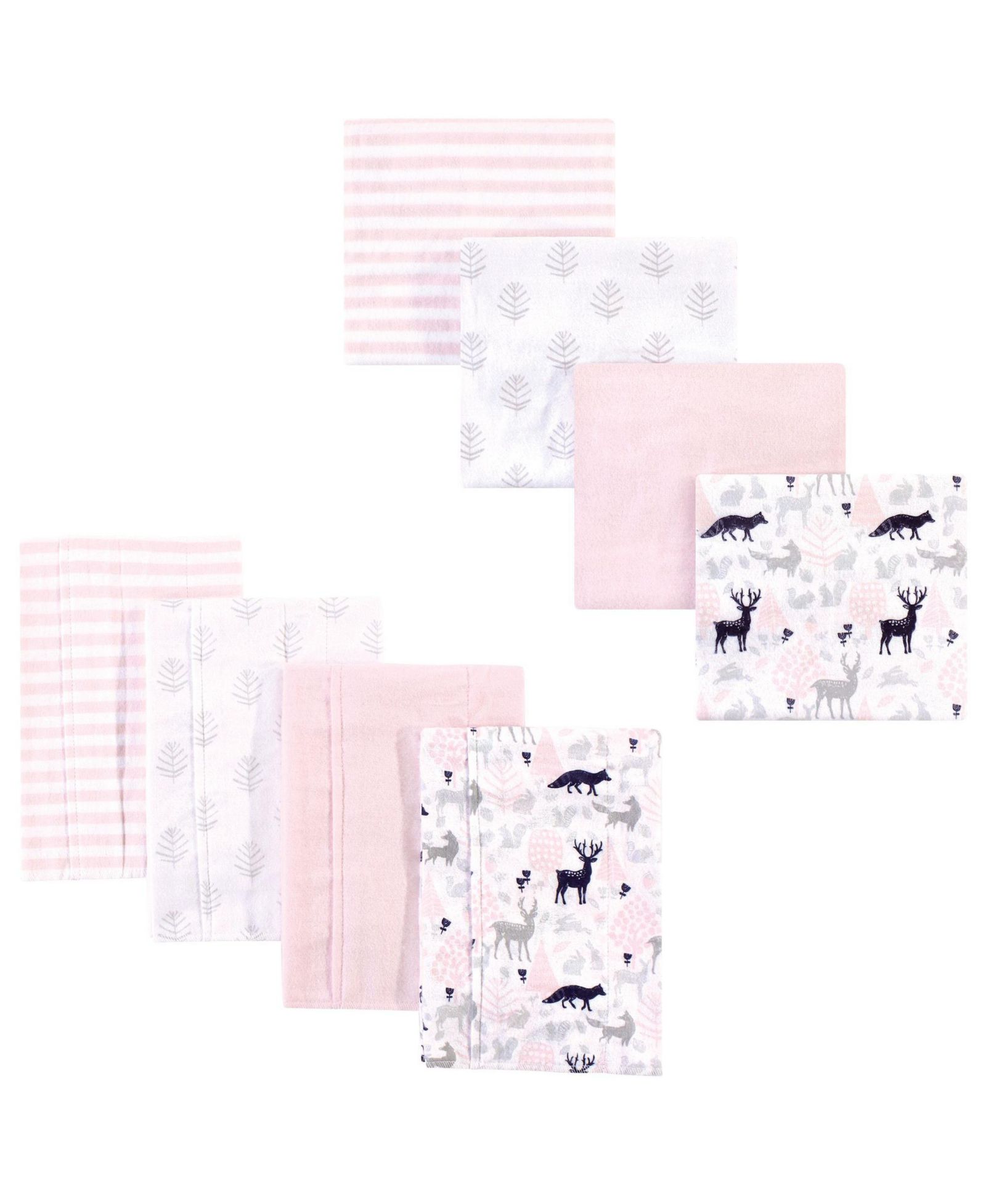 Набор из 8 пеленок и одеял Hudson Baby Cotton Flannel