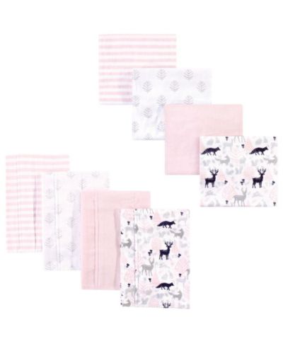 Набор из 8 пеленок и одеял Hudson Baby Cotton Flannel