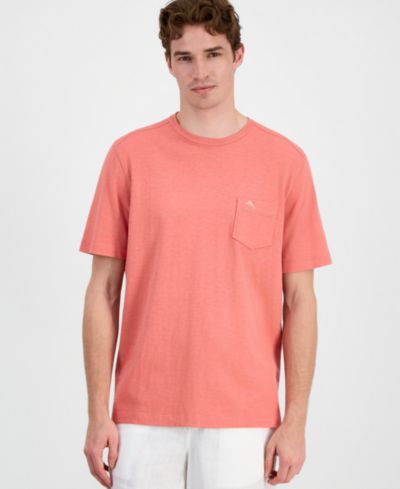 Tommy Bahama Мужская футболка с коротким рукавом и карманом