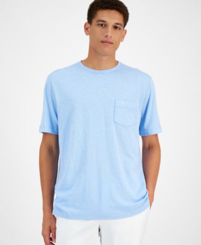Tommy Bahama Мужская футболка с коротким рукавом и карманом