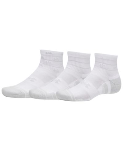 Under Armour Men's UA Performance Tech Quarter Socks, 3-Pack