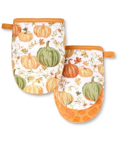 Martha Stewart Набор мини-прихваток Autumn Harvest Pumpkins, 2 шт.