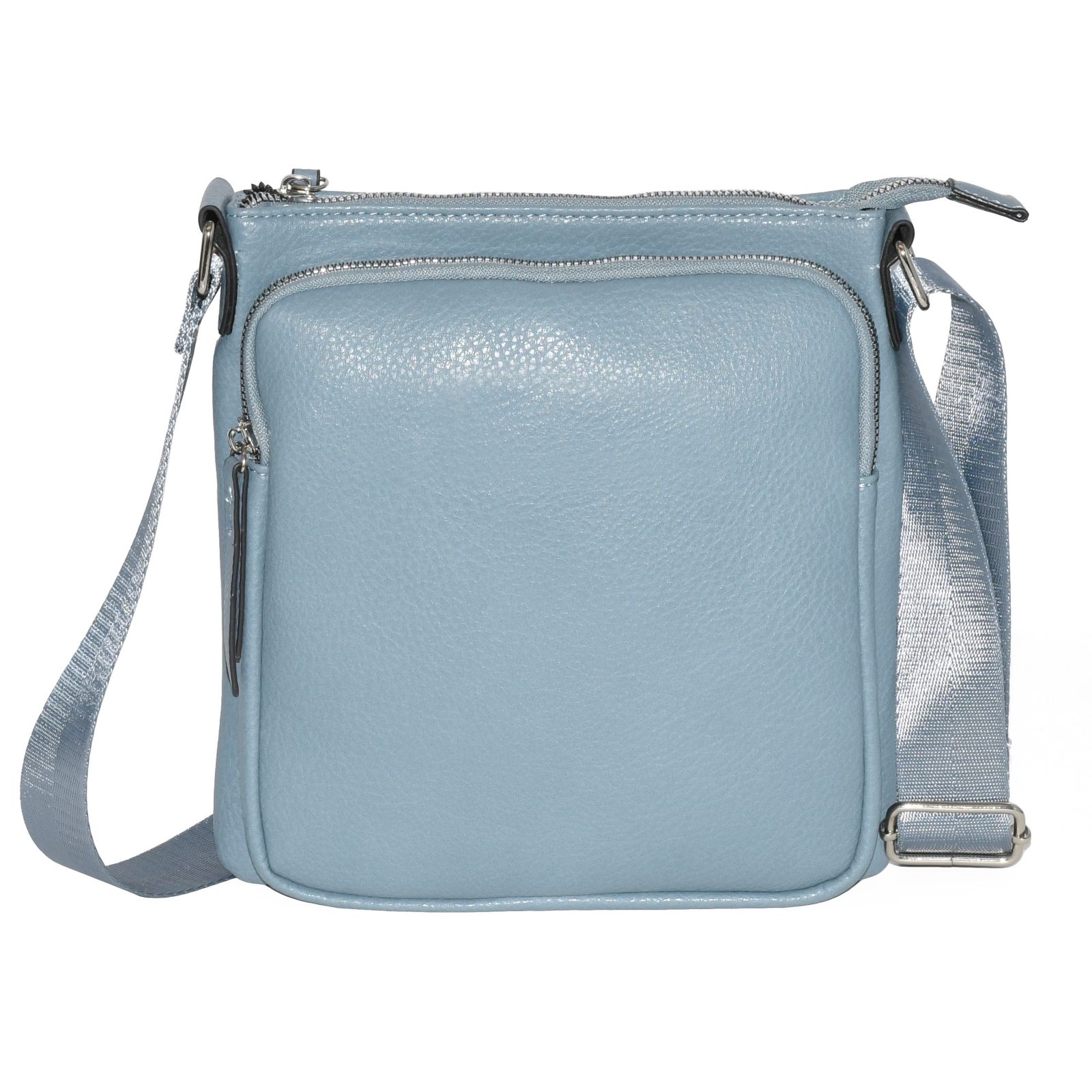 NICCI CROSSBODY BAG WITH FRONT ZIPPER POCKET