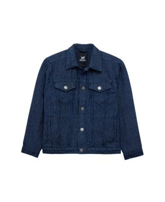 Plain indigo stripe
