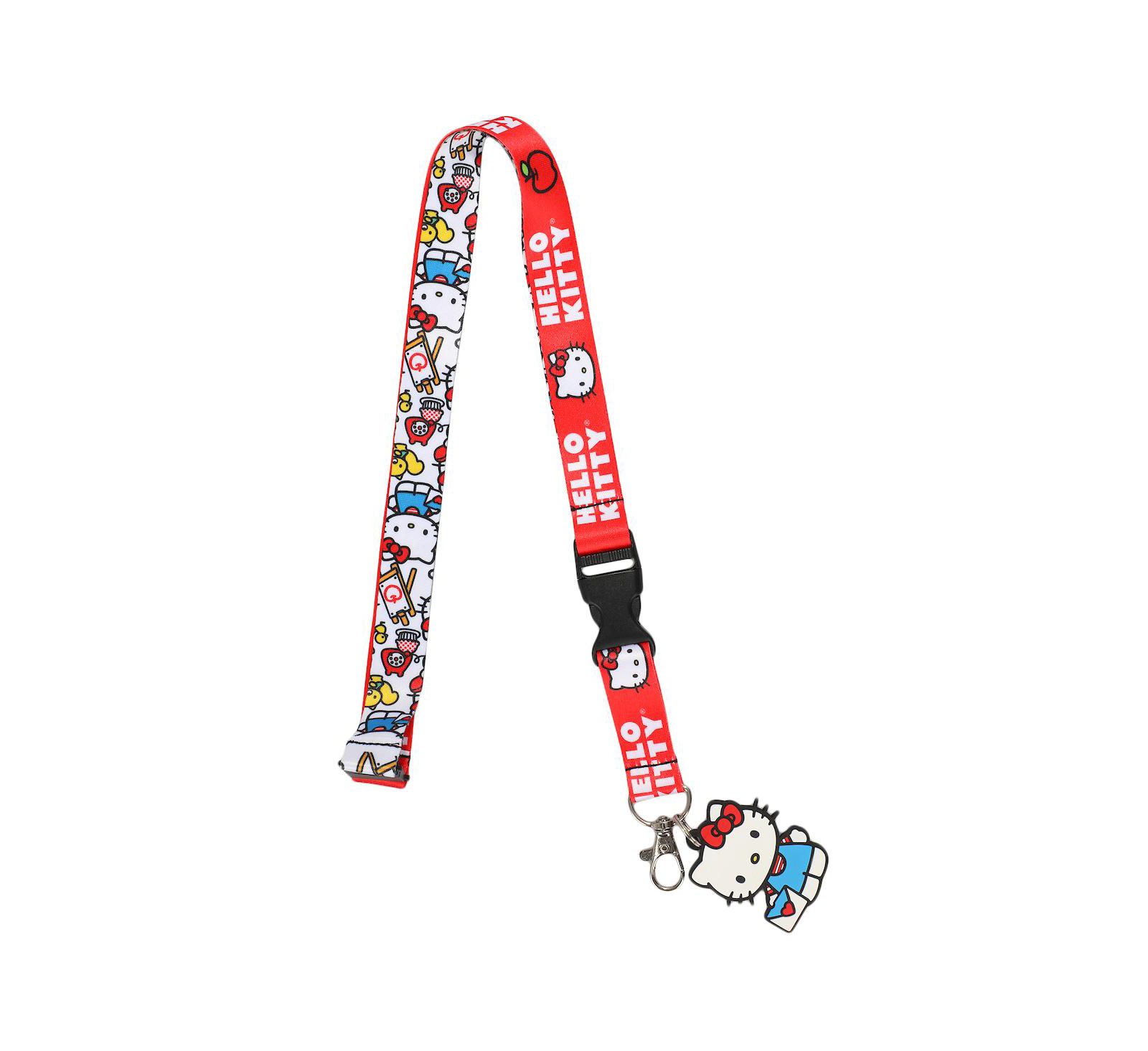 Ланьярд Hello Kitty с резиновым шармом и чехлом для ID