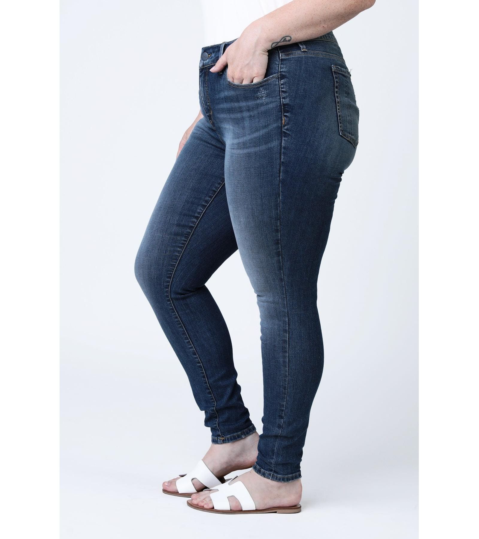 Джинсы SLINK Jeans Plus Size Denim Mid Rise Skinny