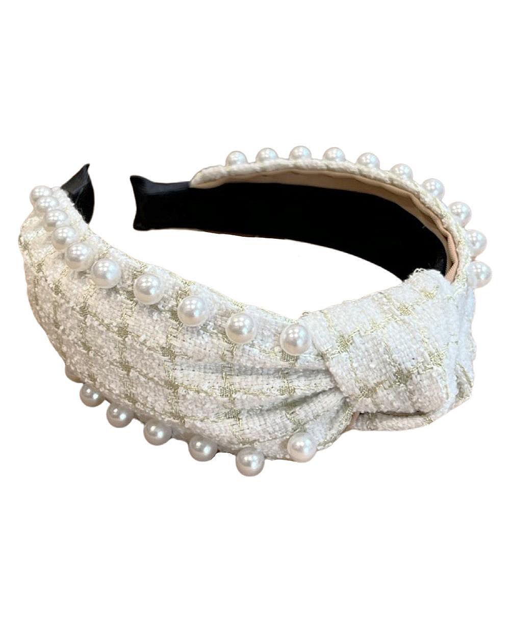 Women's It Girl Pearl Headband - Cream