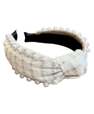 Women's It Girl Pearl Headband - Cream