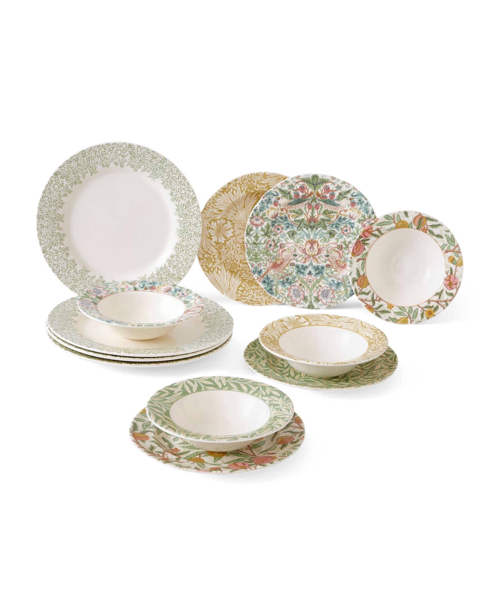 Набор столовой Spode Morris & Co. 12 Pc. Service for 4